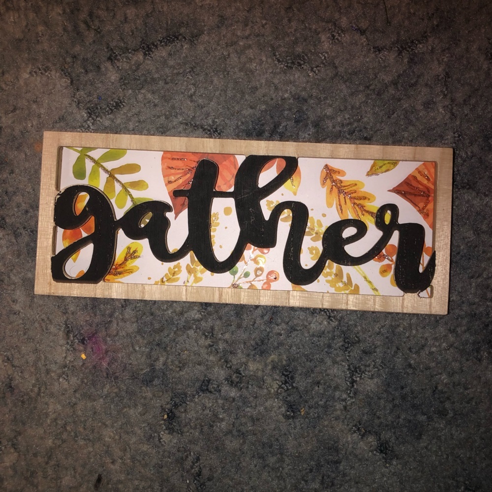 Gather sign